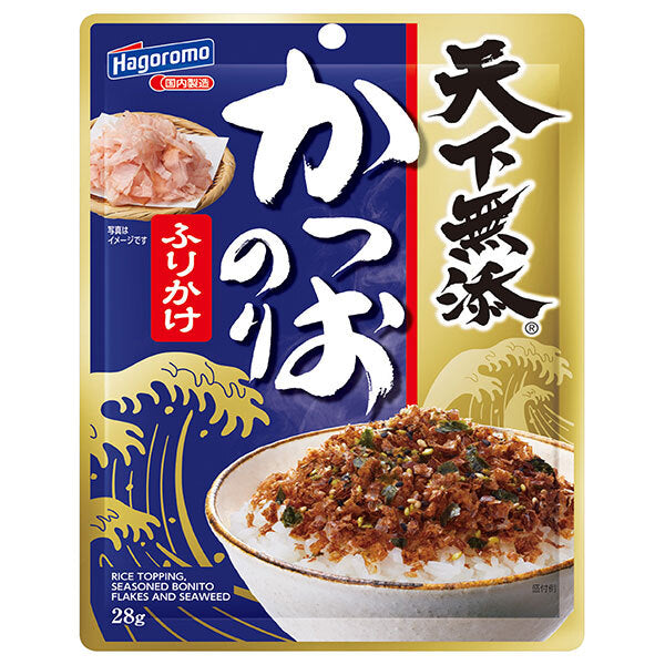 Hagoromo Foods Tenka Muzen Bonito Nori Furikake 28g x 10 bags [Shipped in Japan]