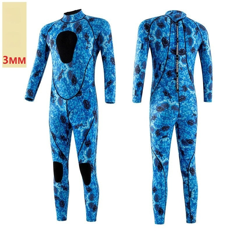 3mm Men's One-Piece Wetsuit | Sun Protection Jellyfish Suit Canada | Camo S-XXXL
