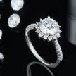 2 Carat Moissanite 925 Sterling Silver Ring