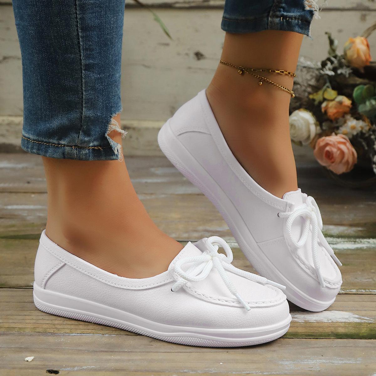 Women's Slip-On Penny Loafers Flat Shoes for Casual Daily Wear