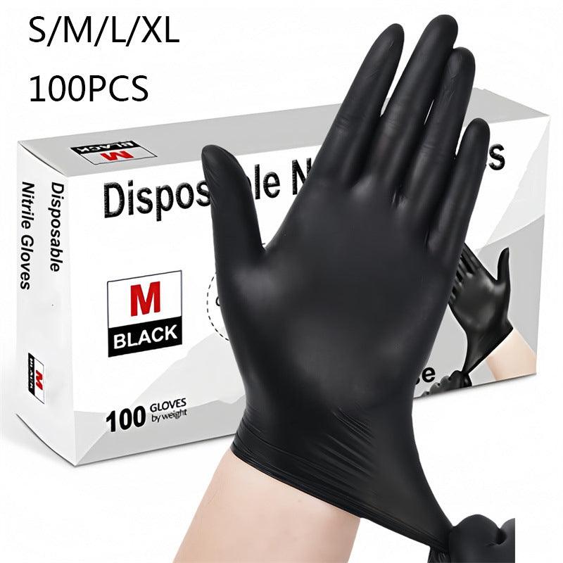 Disposable Nitrile Gloves 100 Pack – Latex-Free Powder-Free Protective Gloves