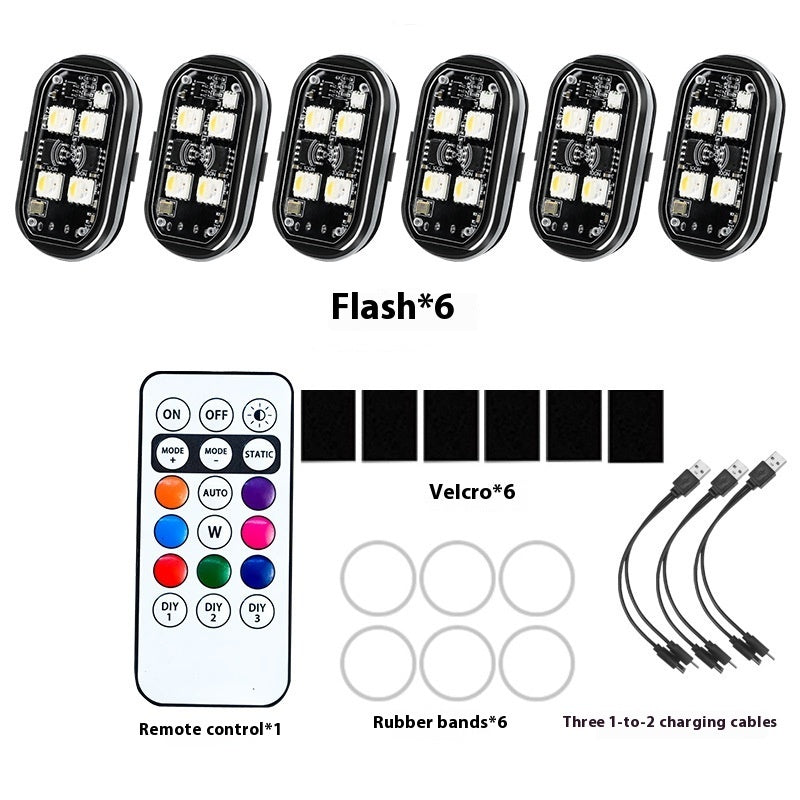 Wireless Motorcycle Warning Light with Remote Control – LED Safety Strobe Light Canada