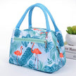 Portable Oxford Printed Insulated Tote Lunch Bag