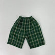 Fashion Personality Children's Plaid Stylish Pants Short pant for Boys