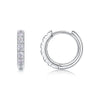 Summer Iced Tea Moissanite Stud Earrings – Platinum 925 Silver | GRA Certified