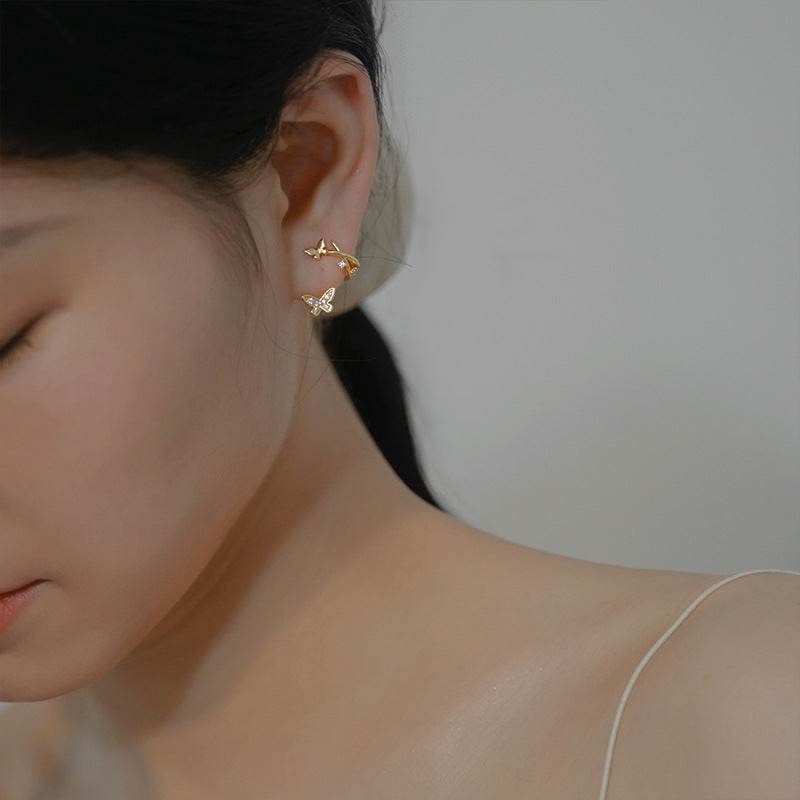 Female Cute Butterfly Earrings Jewelry