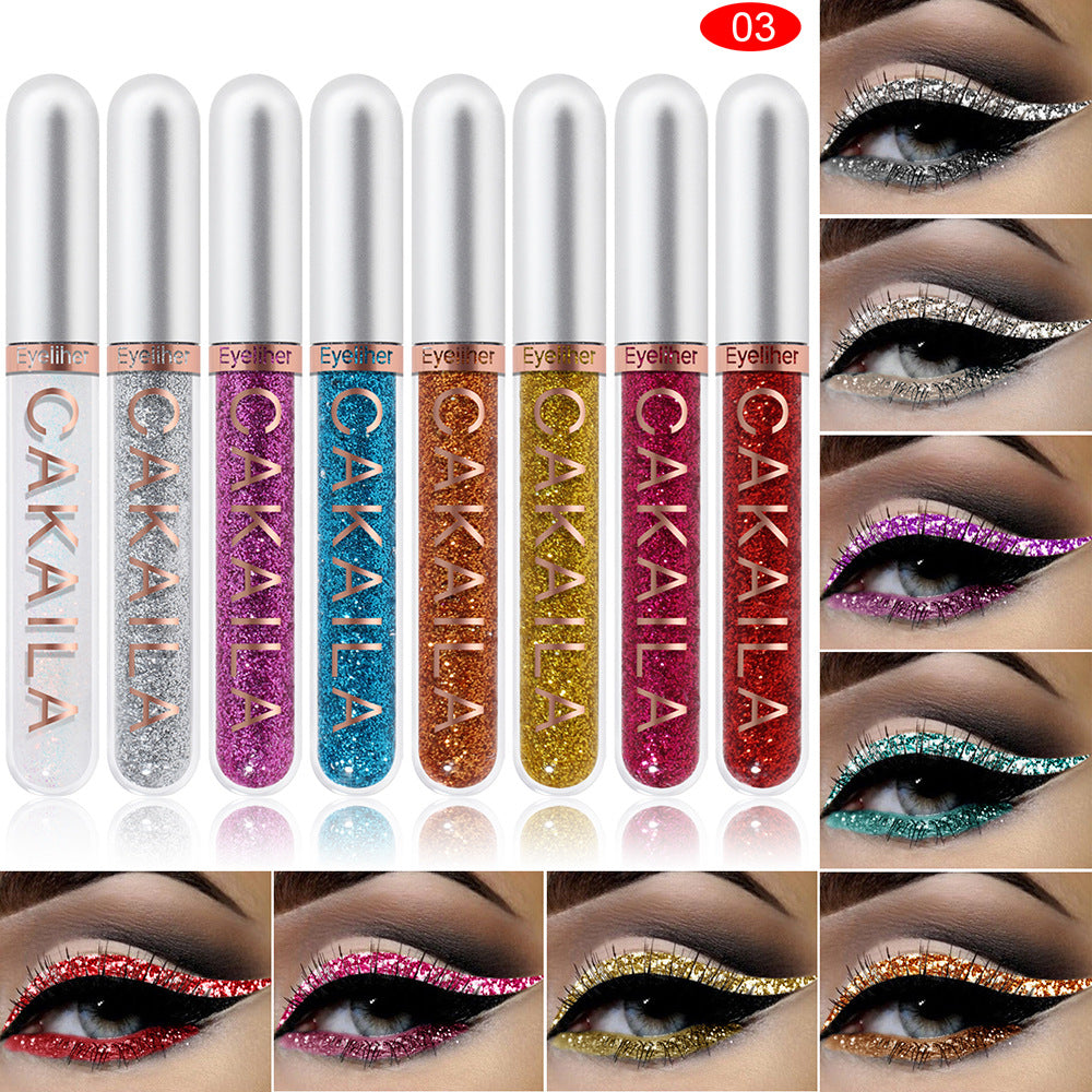 CAKAILA 8-Colour Liquid Eyeliner Set – Vibrant, Long-Lasting, Waterproof