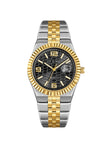 Men's Minimalist Quartz Watch – Classic Silver Dial Wristwatch