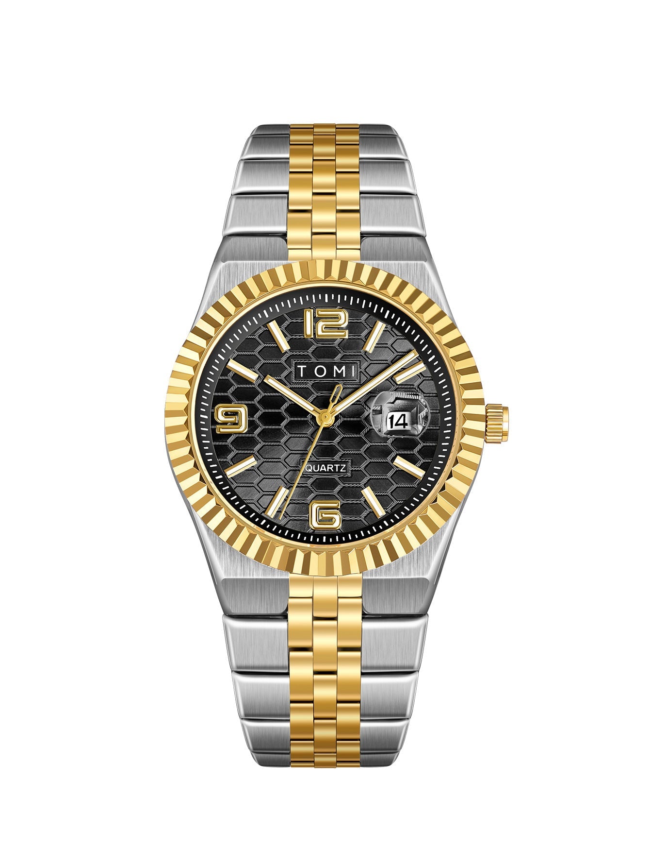 Men's Minimalist Quartz Watch – Classic Silver Dial Wristwatch