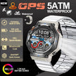 KC91 Smart Watch with Flashlight, Heart Rate, NFC and Bluetooth Calling