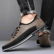 Men's Genuine Leather Casual Comfort Dress Shoes – Waterproof Non-Slip Buckle Strap EU 38–53