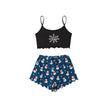 Women's Spaghetti Straps Sleeveless Pajamas