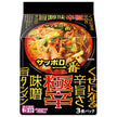 Sanyo Foods Sapporo Ichiban Super Spicy Miso Tanmen, 3 repas x 9 sachets 