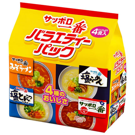 サンヨー食品 サッポロ一番 ミニどんぶり バラエティーパック 4食入×6個入【日本出荷】