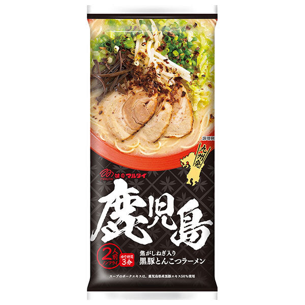 Marutai Kagoshima Kurobuta Tonkotsu Ramen 185g x 15 bags [shipped in Japan]