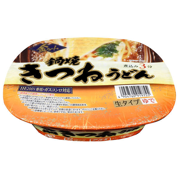 Tokushima Seifun Kin-chan Nabeyaki Kitsune Udon 213g x 12 pieces [Shipped in Japan]