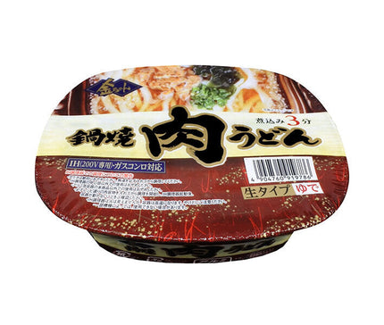 Tokushima Seifun Kin-chan Nabeyaki Viande Udon 212g x 12 pièces 