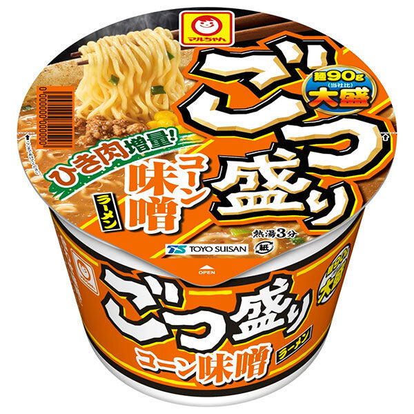 Toyo Suisan Maruchan Gotsumori Corn Miso Ramen 138g x 12 pieces [Shipped in Japan]