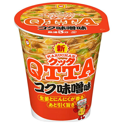 Toyo Suisan MARUCHAN QTTA Rich Miso Flavor 82g x 12 pieces [Shipped in Japan]