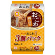 東洋水産 ふっくらおこわ 鶏ごぼう 3個パック (160g×3個)×8個入【日本出荷】