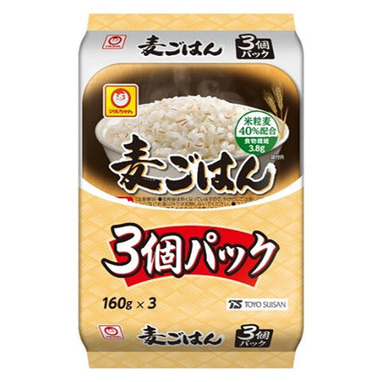 [11/25~ 10% OFF all products!!] Toyo Suisan Barley Rice 3-pack (160g x 3) x 8 packs