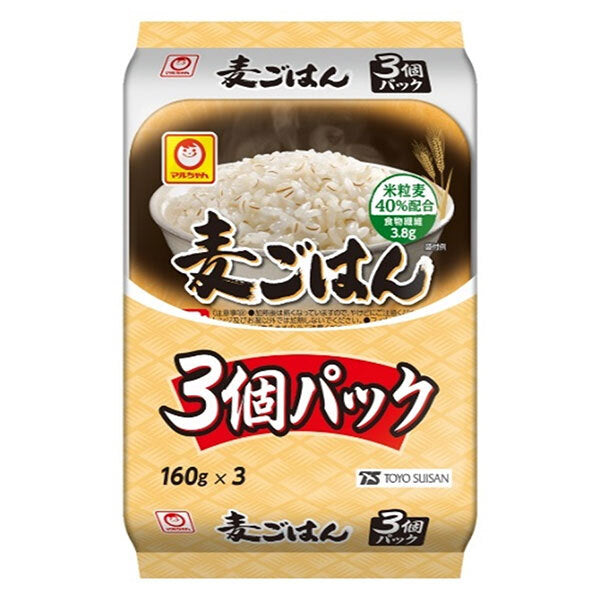 東洋水産 麦ごはん 3個パック (160g×3個)×8個入