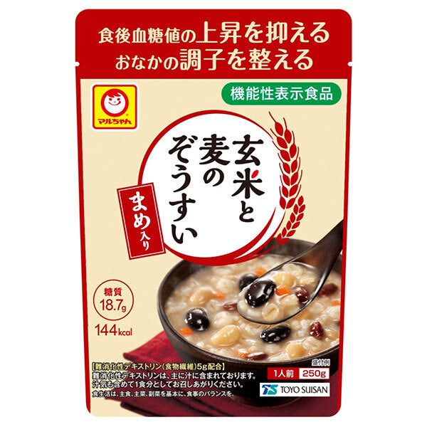 Toyo Suisan Brown Rice and Barley Rice Soup with Beans 250g x 20 pieces