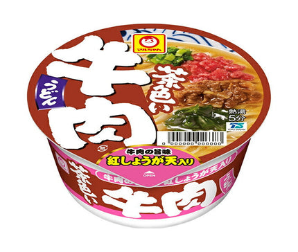 東洋水産 茶色い牛肉うどん 87g×12個入