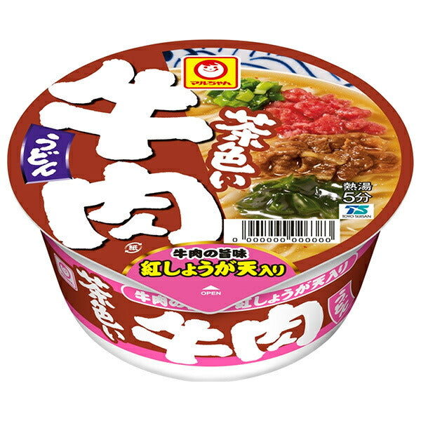 Toyo Suisan Maruchan Brown Beef Udon 87g x 12 pieces [Shipped in Japan]