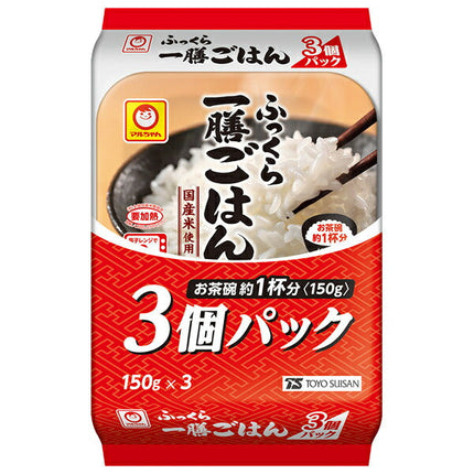 Toyo Suisan Fluffy One Set Rice 3 Pack (150g x 3 pieces) x 8 pieces [Shipped in Japan]