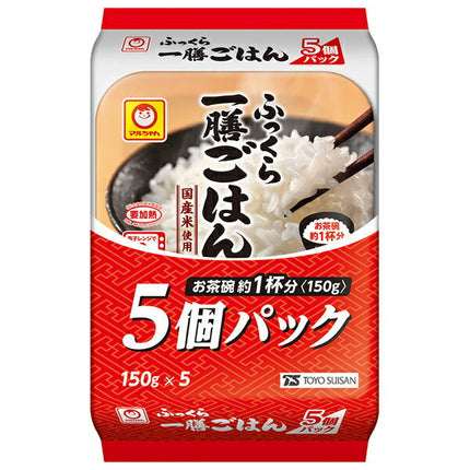 Toyo Suisan Fluffy One Meal Rice 5 Pack (150g x 5 pieces) x 4 pieces [Shipped in Japan]