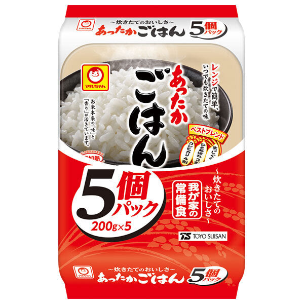 Toyo Suisan Warm Rice 5 Pack (200g x 5 pieces) x 4 pieces [Shipped in Japan]