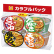 東洋水産 マルちゃん まめカラフルパック 4食入 西向け 172g×6袋入【日本出荷】