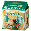 東洋水産 マルちゃん正麺 豚骨味 (93g×5)×6個入【日本出荷】