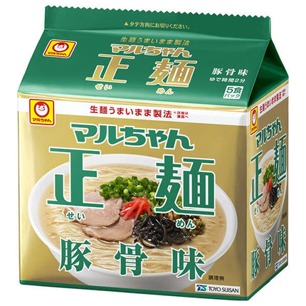 Toyo Suisan Maruchan Seimen Tonkotsu Flavor 5 Meal Pack x 6 Pieces [Shipped in Japan]