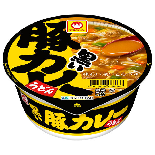 Toyo Suisan Maruchan Black Pork Curry Udon 87g x 12 pieces [Shipped in Japan]