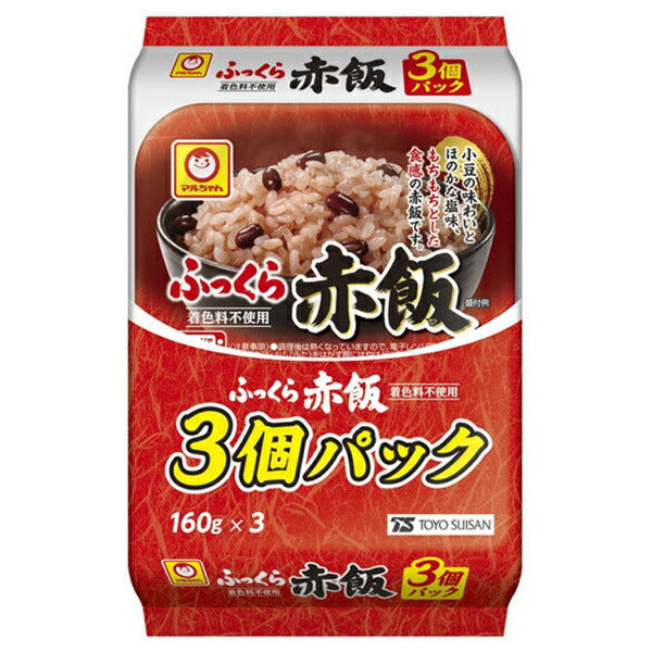 Toyo Suisan Fluffy Red Rice 3-pack (160g x 3) x 8 packs 