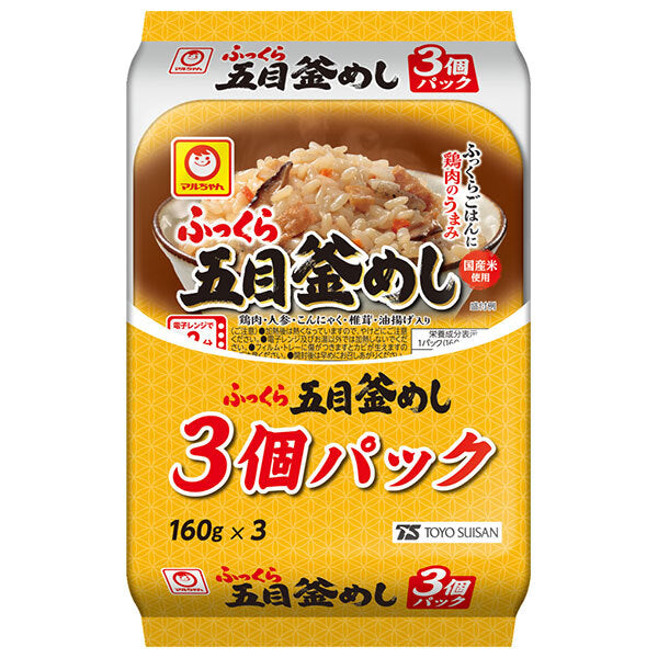 Toyo Suisan Plump Gomoku Kamameshi 3 pack (160g x 3 pieces) x 8 pieces [Shipped in Japan]