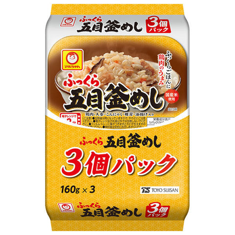 Toyo Suisan Fluffy Gomoku Kamameshi 3-pack (160g x 3) x 8 packs 
