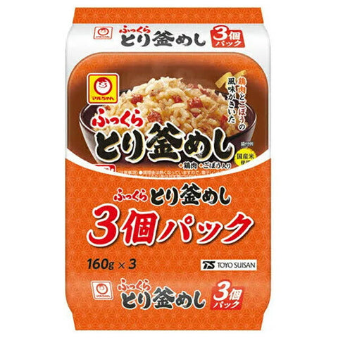 Toyo Suisan Fluffy Chicken Kamameshi 3-pack (160g x 3) x 8 packs 