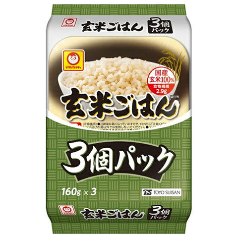 Toyo Suisan Brown Rice 3-pack (160g x 3) x 8 packs 