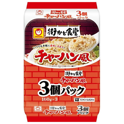 東洋水産 街かど食堂 チャーハン風 3個パック (160g×3個)×8個入
