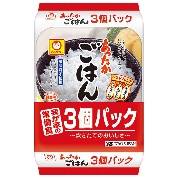 Riz chaud Toyo Suisan, paquet de 3 (200 g x 3 pièces) x 8 pièces 