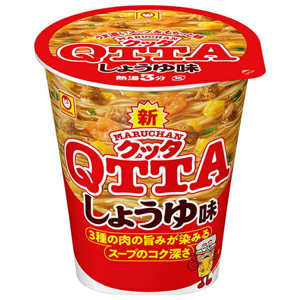 Toyo Suisan MARUCHAN QTTA Soy sauce flavor 74g x 12 pieces [Shipped in Japan]