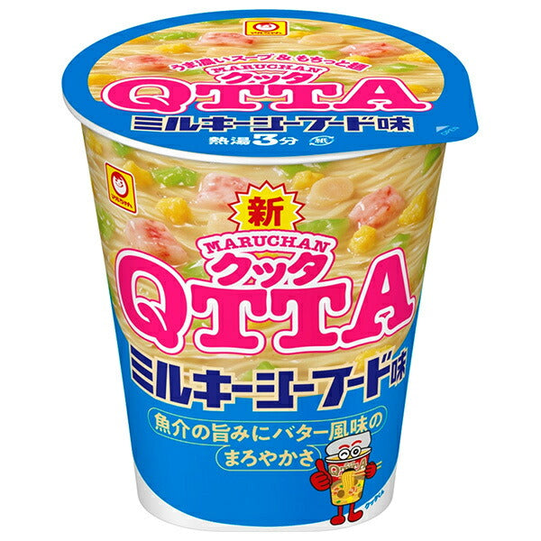 Toyo Suisan MARUCHAN QTTA (Maruchan Qtta) saveur fruits de mer au lait 77g x 12 unités