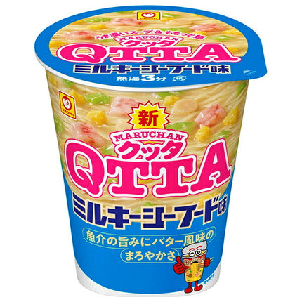 Toyo Suisan MARUCHAN QTTA Milky Seafood Flavor 77g x 12 pieces [Shipped in Japan]