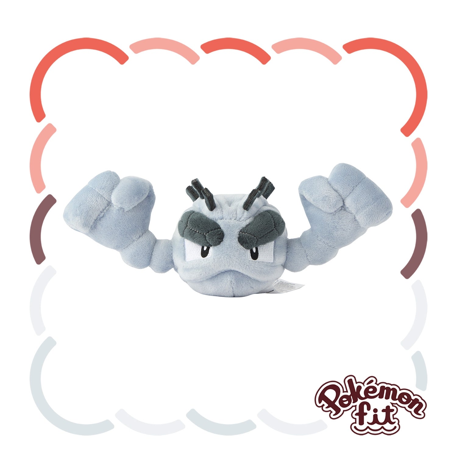 Pokémon Plush - Pokemon Fit - Alolan Geodude (No.74)