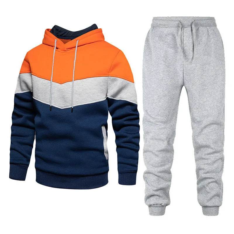 Winter Sweatsuit – Hooded Cotton Blend Sports Set for Men & Women