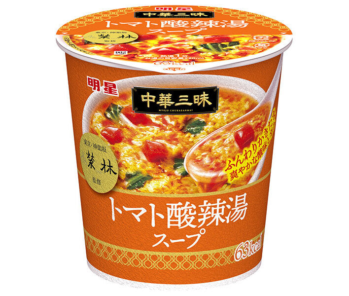 Myojo Foods Soupe chinoise aigre-douce aux tomates Zanmai Eirin 18 g x 6 pièces 