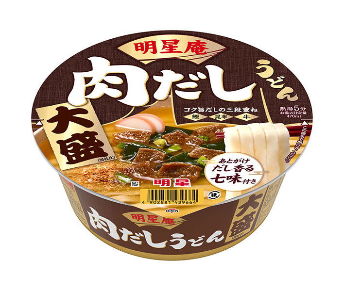 [11/25~ 10% off all products!!] Myojo Foods Myojoan Niku-dashi Udon, Large, 98g x 12 pieces